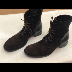 Buttero Dark Brown Lace Up Boot